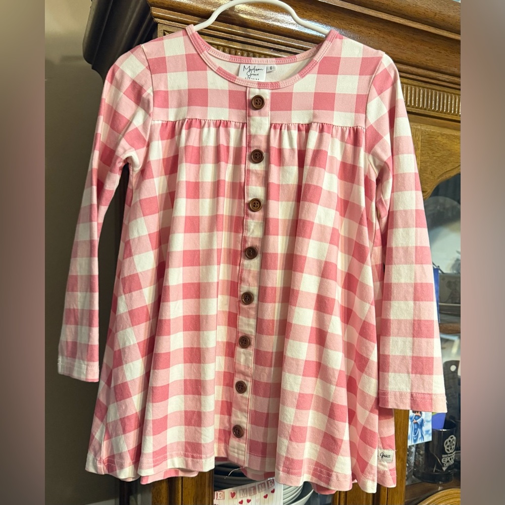 Girls Gingham Tunic